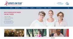 Desktop Screenshot of brustkrebsexperten.at